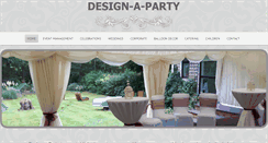 Desktop Screenshot of design-a-party.com