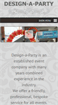 Mobile Screenshot of design-a-party.com